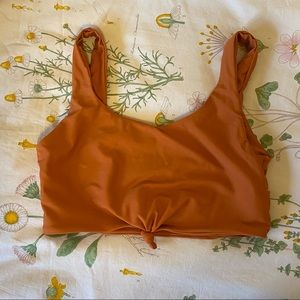 🌸Orange swim top!